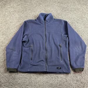 REI Jacket Womens Medium Blue Fleece Full Zip In Long Sleeve Casual Ladies